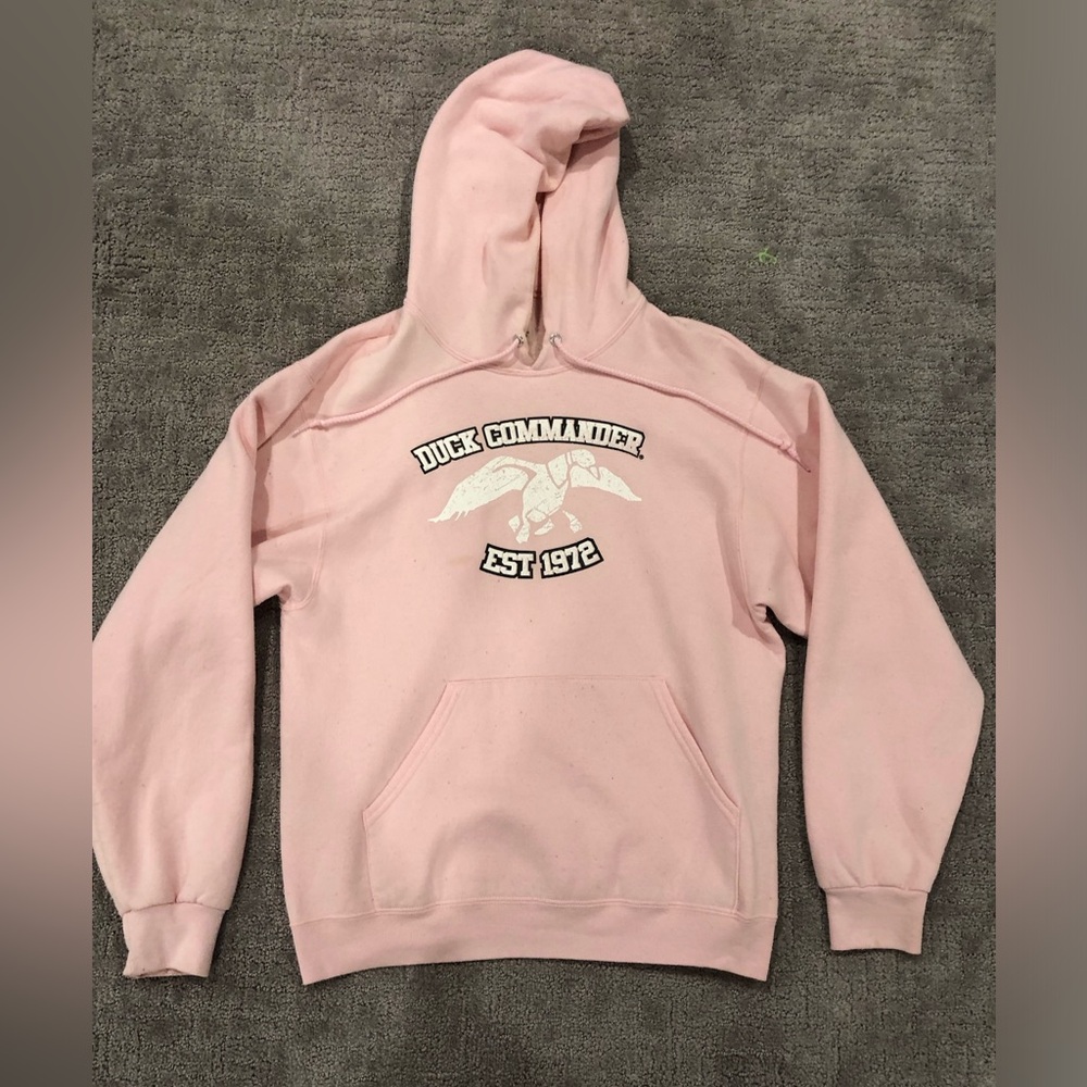JERZEES NuBlend “Duck Commander” Pink Hoodie